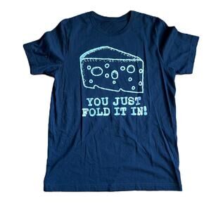 Black Short Sleeve T-Shirt Schitt's Creek "You Just Fold It In"